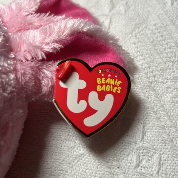 Ty Sanrio Hello Kitty Beanie Baby in Pink Bunny Suit 8” - Picture 4 of 6